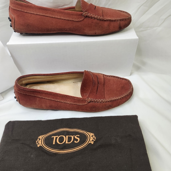 Tod's Women's Suede Loafers - Picture 4 of 8